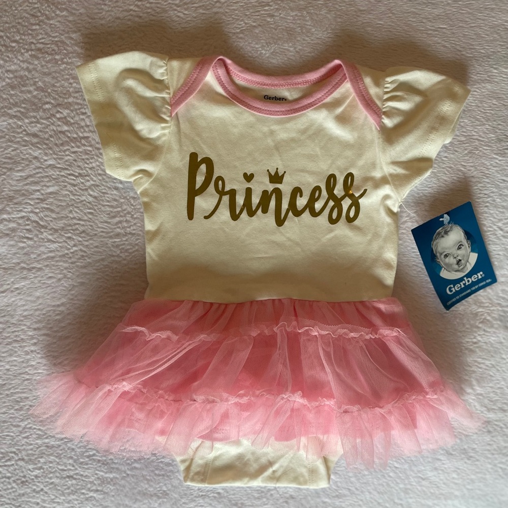 Gerber Baby Princess Tutu Bodysuit